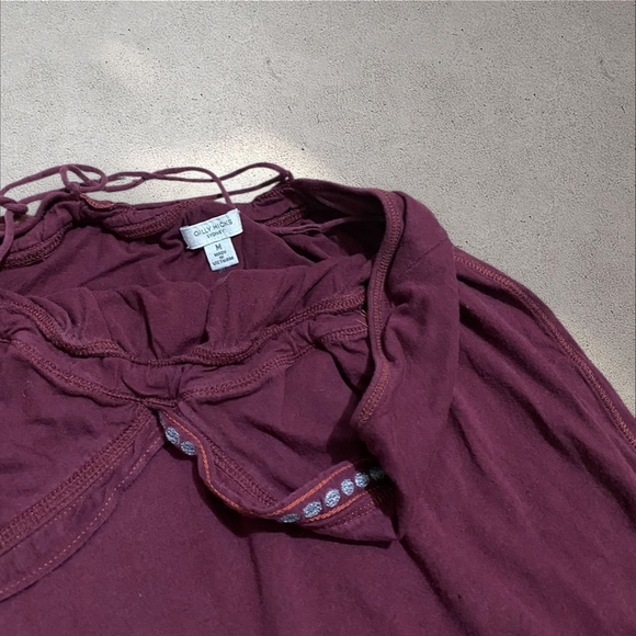 Gilly Hicks Maroon Deep V Strappy Camisole - Picture 7 of 8